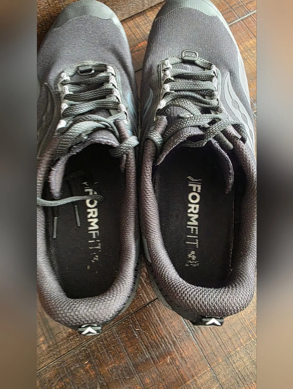 Saucony Peregrine 12 Trail Shoes Running Black/Charcoal Mens 13W